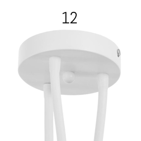 Economic light chandelier 91101/3 3x60W E27, Bely, 64x64x50 cm-5
