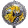 Airy ball "Bumblebee", 18 inches, foil, transformers