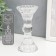 Glass of glass per 1 Crystal candle Transparent 13x6x6 cm