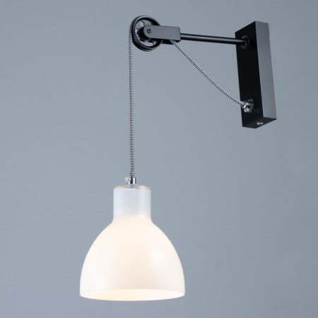 Bras "Shella" E27 40W black and white 20x15x20 cm-1