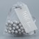 Bag Gift Organza Silver “From the Soul”, with Schildik, 10 x 12 cm +/- 1.5 cm