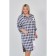 Dress shirt female luxury plus, size 56, blue color