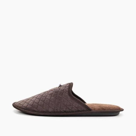 Slippers # 3 male, size 38.5, color of coffee-4