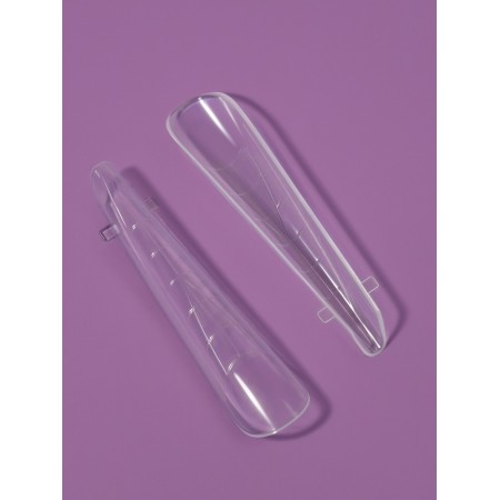 Upper forms for building in a container, 120 pcs, 12 sizes, color transparent color-6