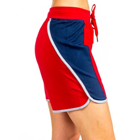 Women's shorts isee, size 50 cm, red color-4
