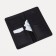Male purse without fastening, for bills, for cards, black color