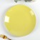 Board ceramic dining share "pastel", d = 27 cm, yellow color