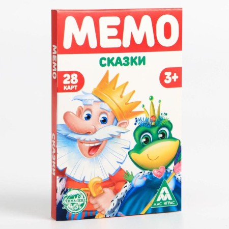 Board game "Memo. Tales ", 28 cards, 3+-5