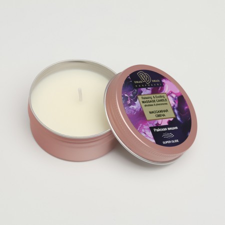 Massage candle "Relaxing & Excitation Massage Candle. Paradise Cherry", low -temperature, 30 ml
