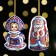 Набор ёлочных игрушек "Дед Мороз и Машенька", 6 см