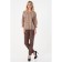 Female blouse, size 44, brown color