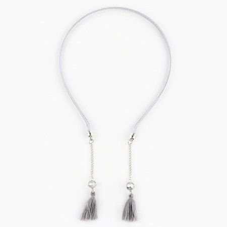 Hair rim with decorative elements Beauty, 0.8 x 13 x 24 cm-3
