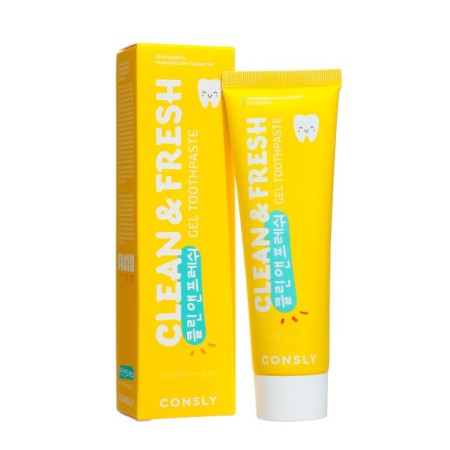 Consly Clean & Fresh gel toothpaste with honey and lemongrass extracts, 105 grams