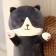 Soft toy-podushka "Cat", 65 cm, color gray color