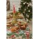 The tablecloth of the New Year's share "SHRISTMAS BERIES" 145*220 +/- 2 cm, 100% p/e