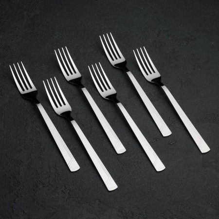 Dining room "Appetite", h = 20 cm, thickness 2 mm, silver color-2