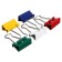 Clamps for cauliflower clamps 25mm, 48 pieces, 4 colors, in a plastic tube