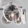 Ceiling lamp in the style of loft Gallo, 60W, E14, 91.5x91.5x18.5 cm