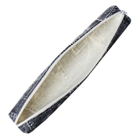 School Penal on the zipper "Jeans", black color-3