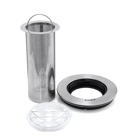 Electric kettle KitFort KT-622, glass, 1.7 l, 2200 watts, adjustment t °, silver-7