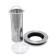 Electric kettle KitFort KT-622, glass, 1.7 l, 2200 watts, adjustment t °, silver