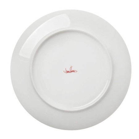 Dining plate Home Queen "Noir", d = 26.6 cm, color gray color-1