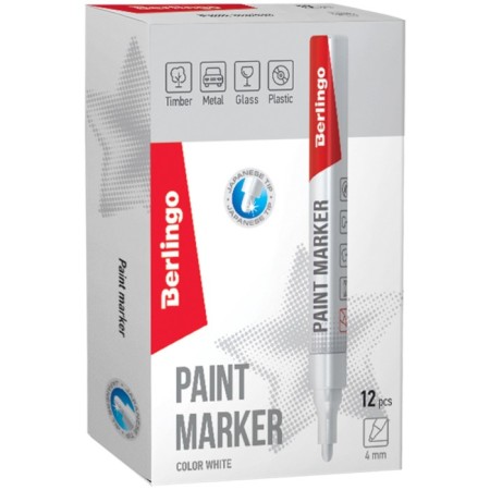 Marker-color (lacquer) 4.0 mm Berlingo white, nitro-base-2