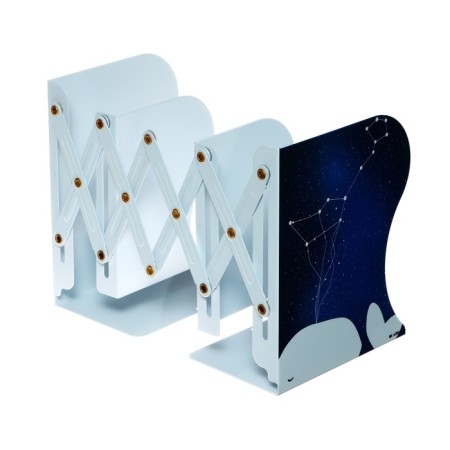 Book stand sloping "Night Sky", 3 departments, metal, mix-2