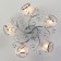 Dlano 5x60W chandelier e27 chrome