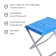 Folding chair, 37x29.5x34 cm, indigo color