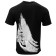 T -shirt men Black Sketch, size m, black, white
