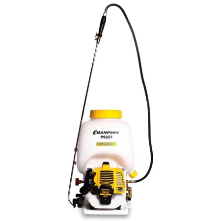 Sprayer gasoline Champion PS227, 0.82 hp, 16 l, 5 l/min, 7500 rpm