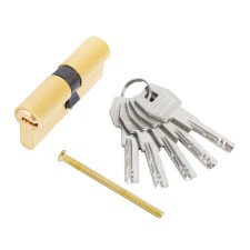 The cylinder mechanism standard Max, 70 mm (35x35), 5 keys, key/key, matte gold