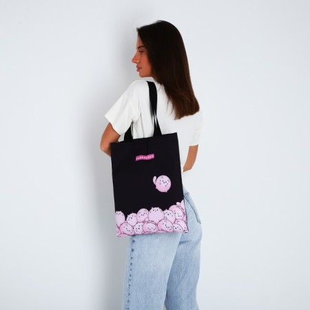 Chopper for children for a girl “stand out”, without a zipper, without lining, black color-5