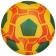 Football ball, d = 22 cm, 60 g, color mix