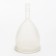 Menstrual bowl "tulip", size l, white color