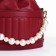 Cross-Bodi bag, cord department, burgundy color