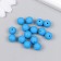 Busina silicone "round" pirate blue d = 0.9 cm