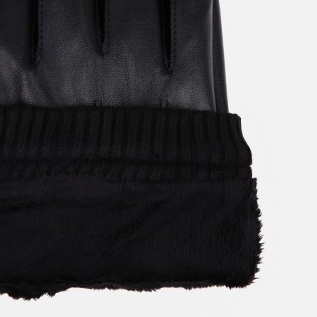 Gloves male, dimensionless, with insulation, black color-2