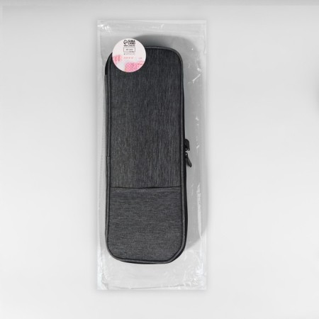 Knitting penanal, 1 compartment, 8 pockets, 40 × 15 × 2.5 cm, gray color-3
