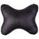 Car pillow, for the neck, Skyway, artificial leather, black