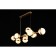 Suspended chandelier NIKA E27 360W