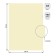 A4 180MKM corner folder, calligrata deluxe, milk, opaque, with embossing