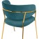 CHARTAL SHAMELIA CHAMELIA Metal/velor, gold/green 57x55x80 cm