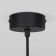 Suspended lamp Elektrostandard, Grollo, 120x120x1150 mm, GX53, Black color