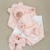 Kinderlitto “Muslin” discharge kit, 4 items, height 50-56 cm, color pink peach