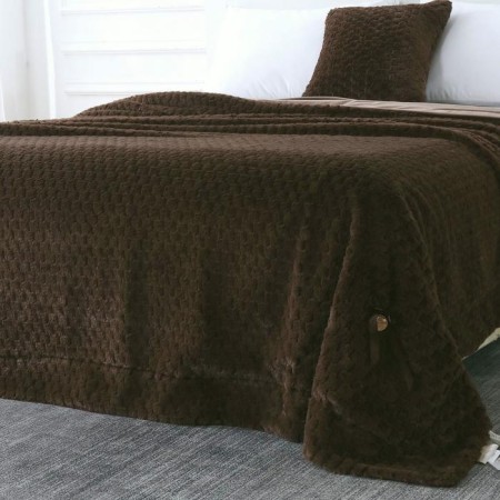 Aville cover, size 220x240 cm, chocolate color-4