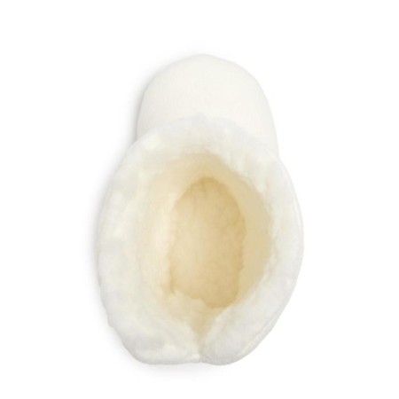 Baby slippers, white color, size 32-3