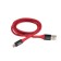 Aura TPC-UM7R microUSB charging cable, red 1.2 meters
