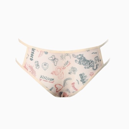 Cowards female brazilla (grid), beige color, size 42-6